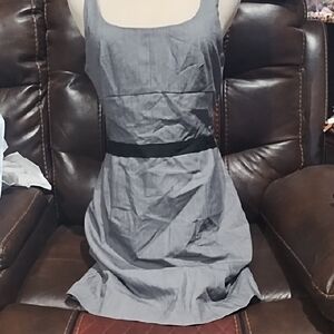 C Luce  Gray Sleeveless Dress Cutout Back